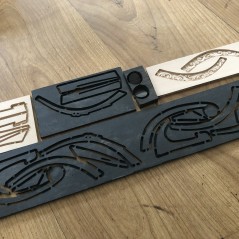 Mise à niveau guibre et étambot en ébène - Volage 1/24