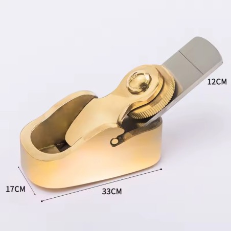 Rabot noisette, semelle bombée, largeur du fer 12 mm