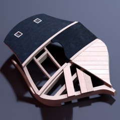 Stern-frame and stern of the Volage