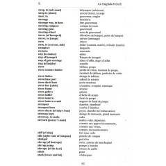 VOCABULAIRE DE MARINE bilingue anglais français
